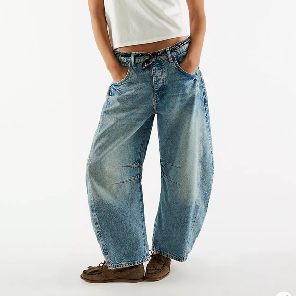 Free People Denim - Free people barrel jeans